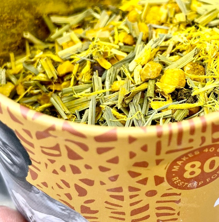 Tumeric ginger te i dåse