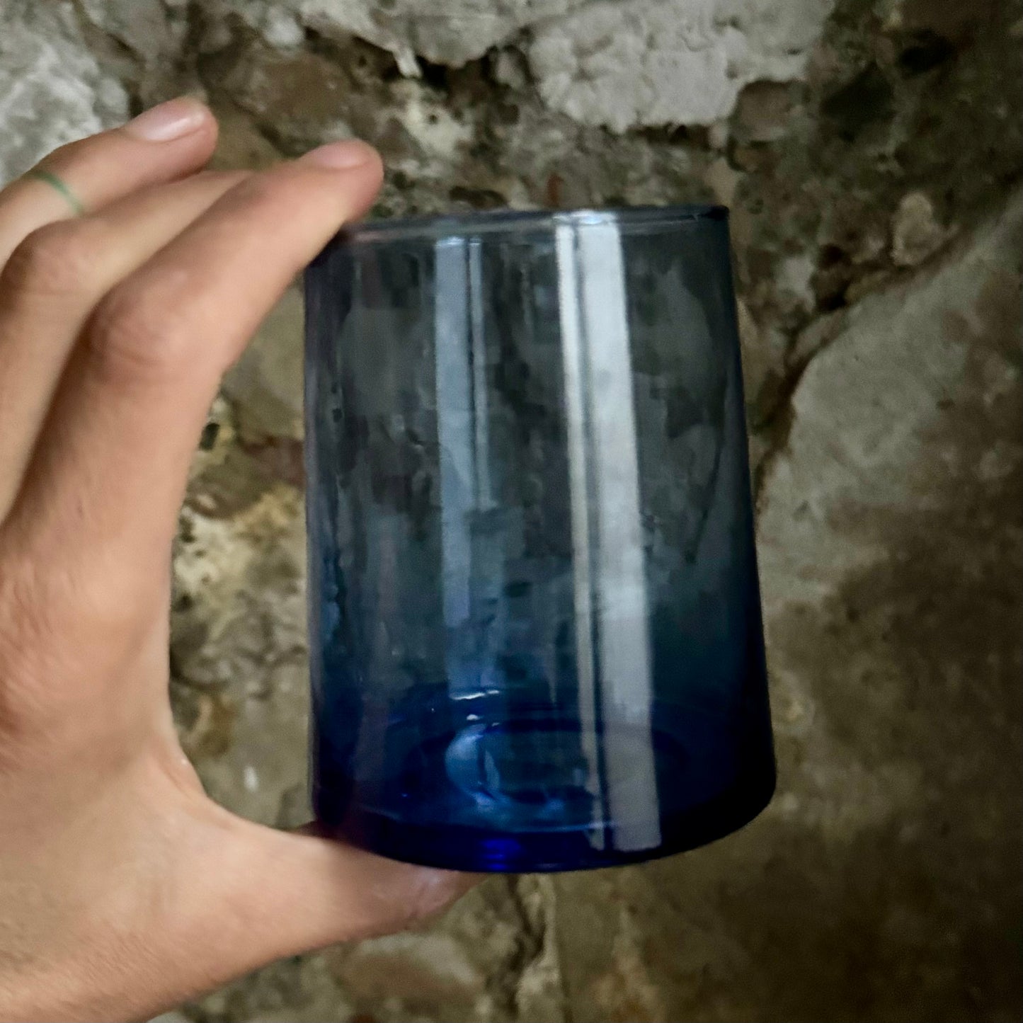 Blåt fez glas, 260 ml