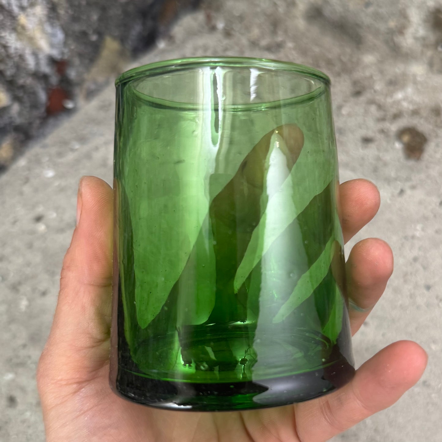 Grønt fez glas, 260 ml