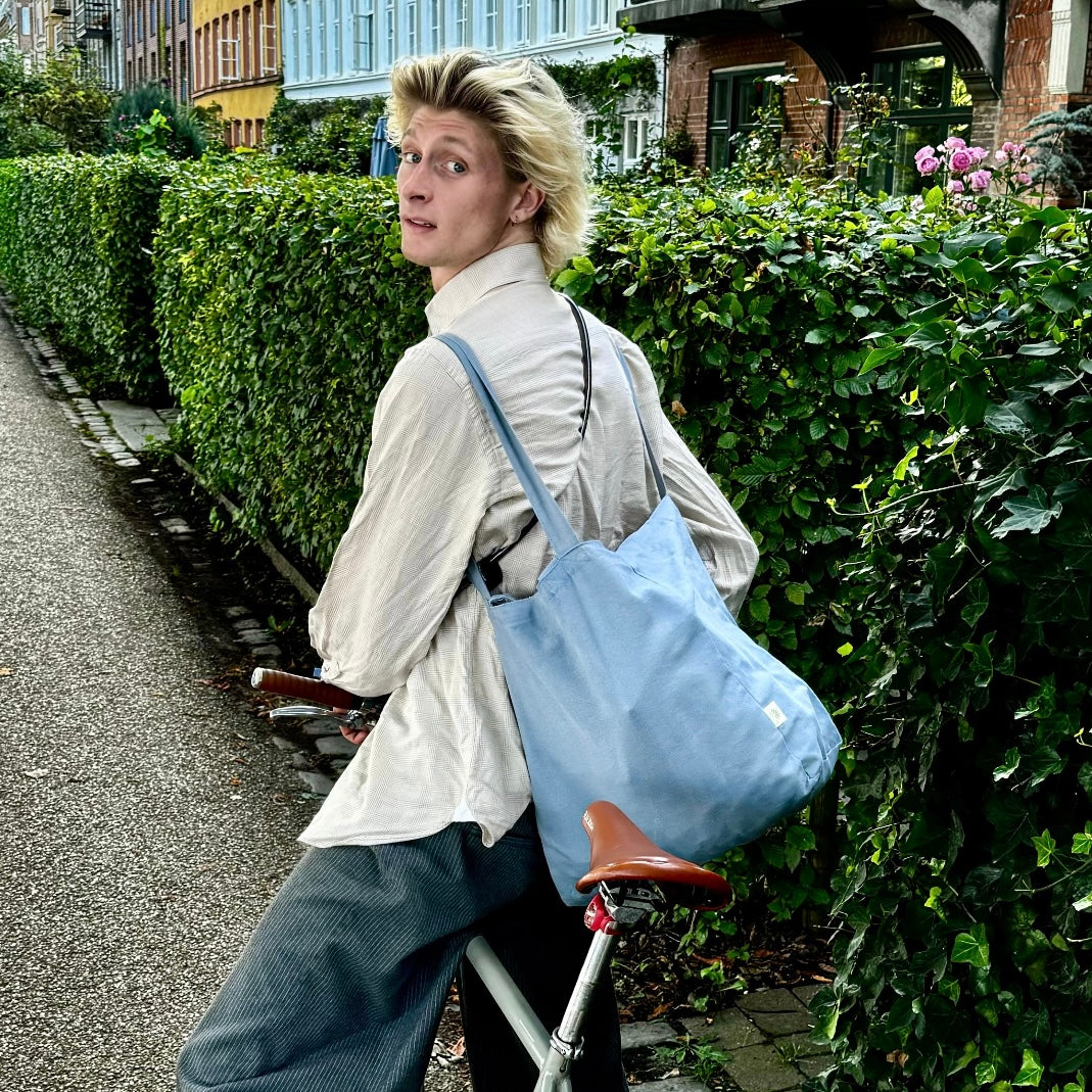 Sort og hvid kvalitets mulepose