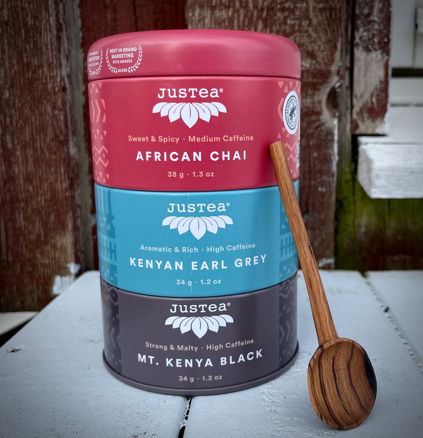 3 teer, chai, earl grey, Kenya black