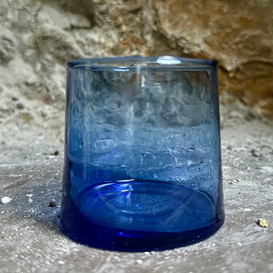 Lille blåt fez glas, 200 ml