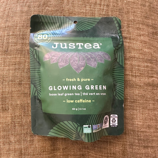 Glowing green I refill pose