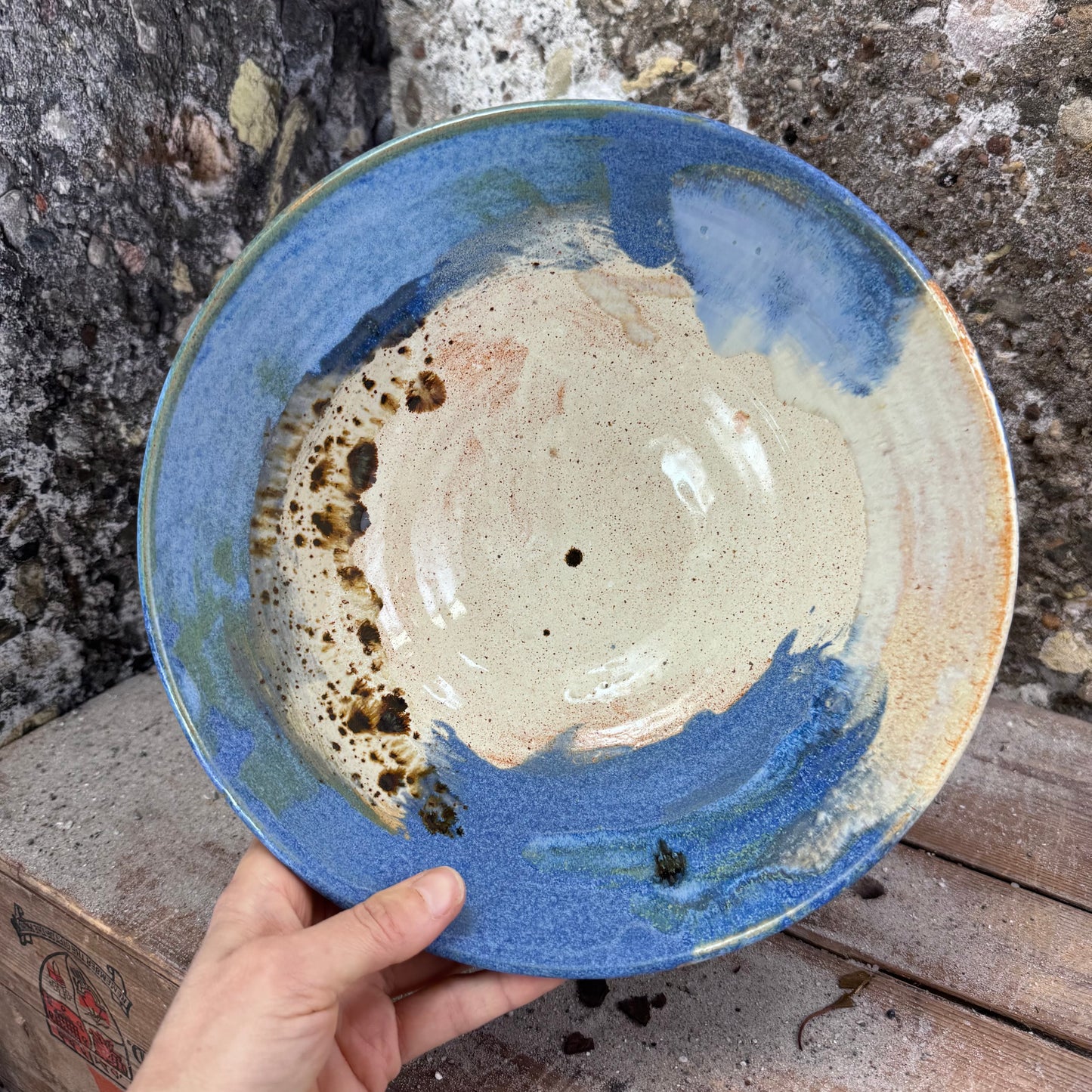 Salatskål 10 cm høj, 25 i diameter.