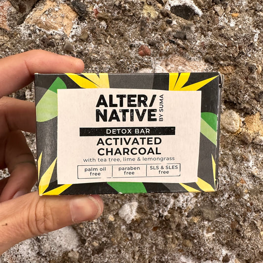 Activated charcoal, - detox sæbebar