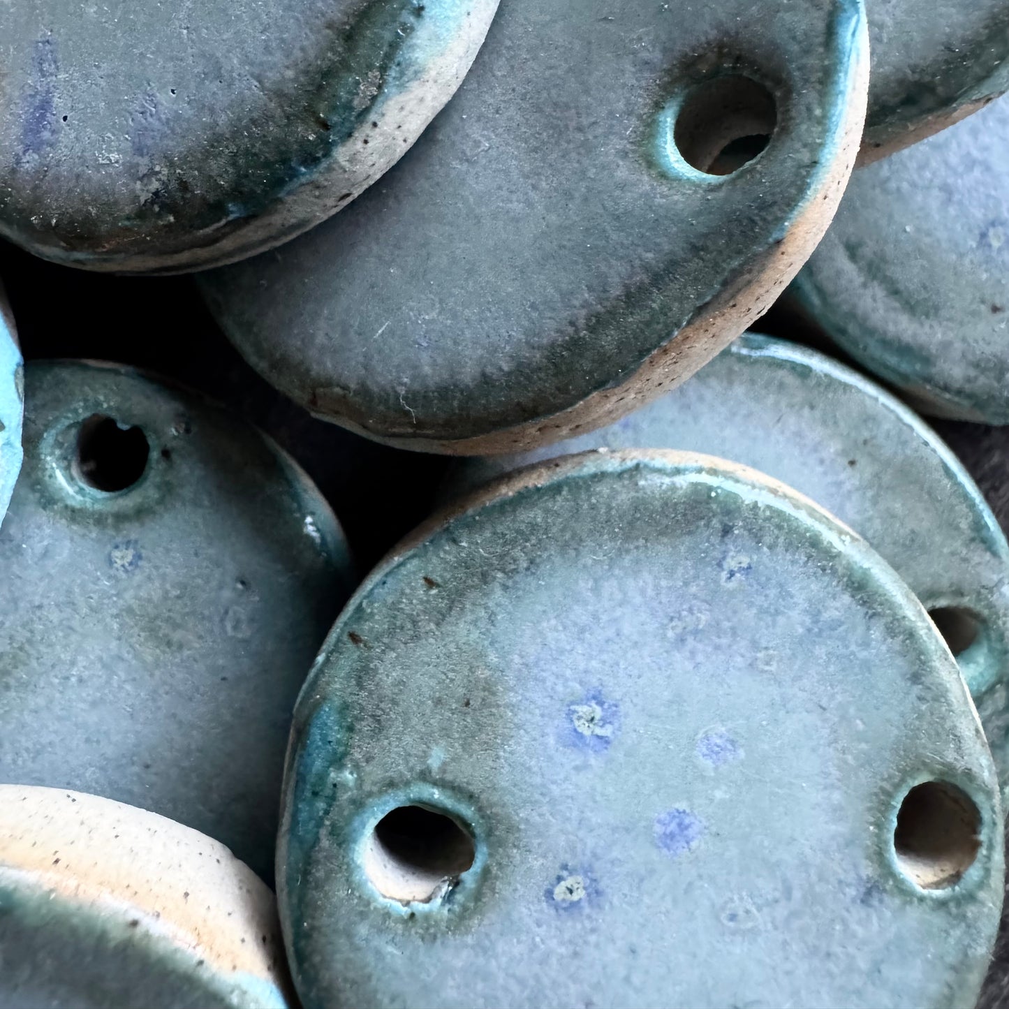 Mini, lys blå med spil