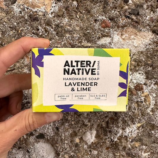Lavendel og lime sæbe