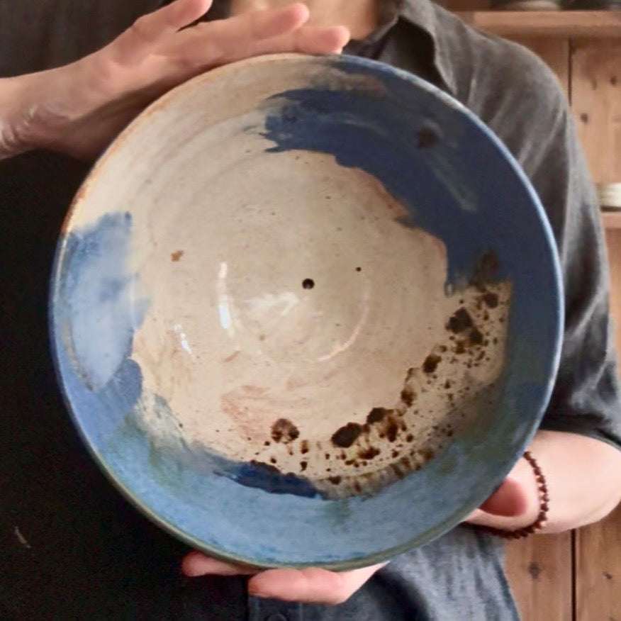 Salatskål 10 cm høj, 25 i diameter.