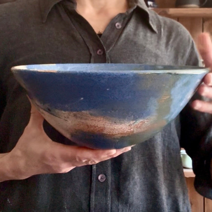 Salatskål 10 cm høj, 25 i diameter.