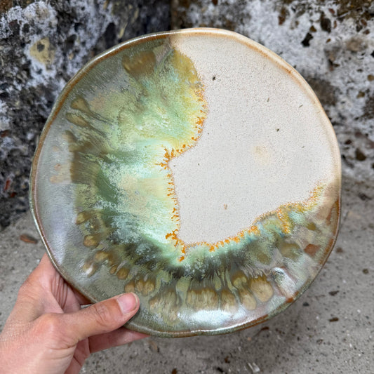 Håndformet frokosttallerken