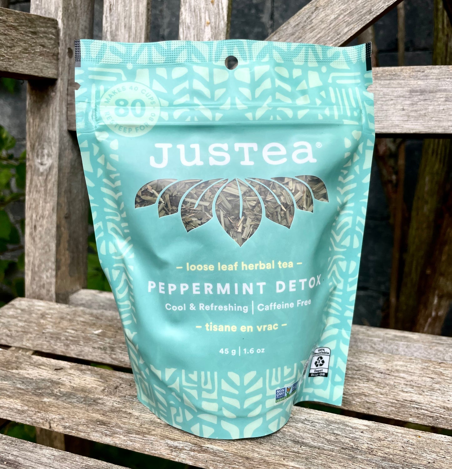 Pebermint detox, I refill pose