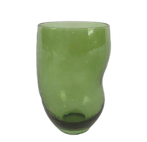Vandglas mørk grøn